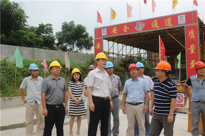 建設(shè)集團對溧水、江寧項目進行安全生產(chǎn)大檢查